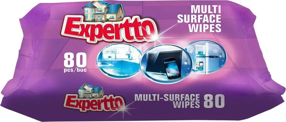 Servetele umede universale, Expertto, 80 bucati/pachet