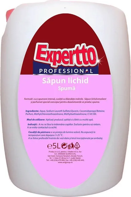 Sapun lichid spuma Expertto, 5l