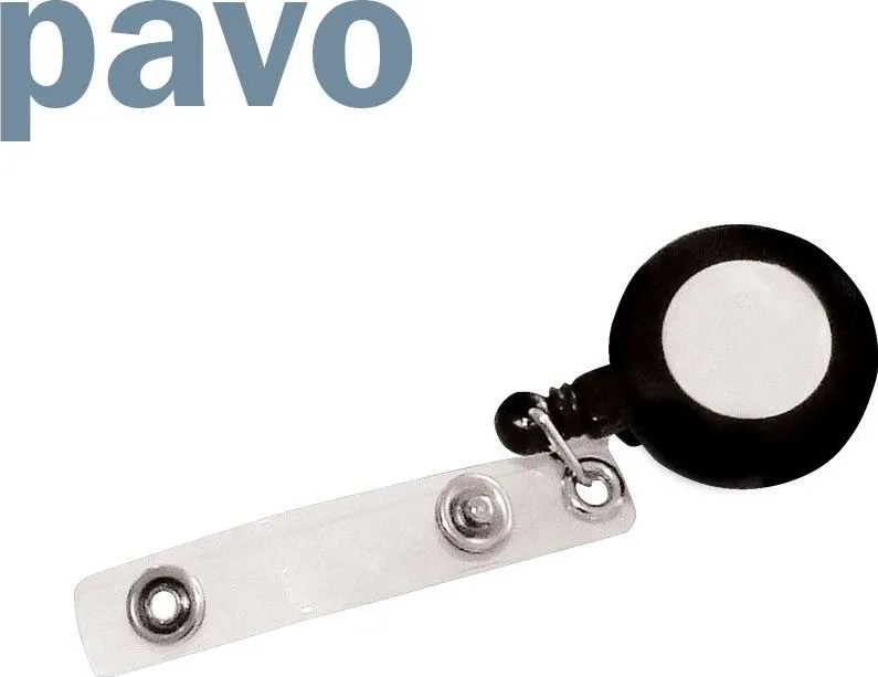 Snur retractabil pentru ecuson, 70 cm, 10 bucati/cutie
