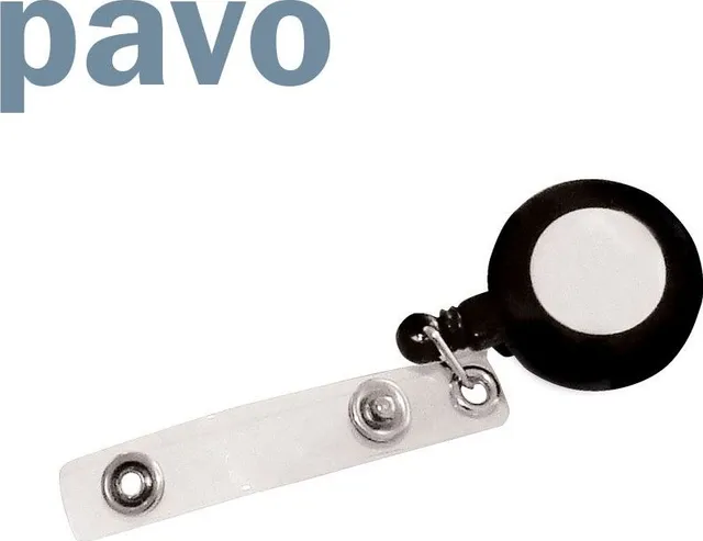 Snur retractabil pentru ecuson, 70 cm, 10 bucati/cutie