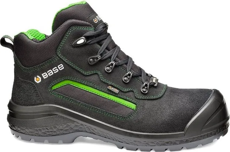 Bocanci Portwest Be-Powerful Top, S3S CI SC LG FO SR, negru/verde, marime 44