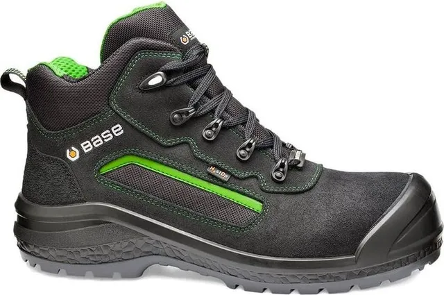 Bocanci Portwest Be-Powerful Top, S3 WR CI SRC, negru/verde, marime 44