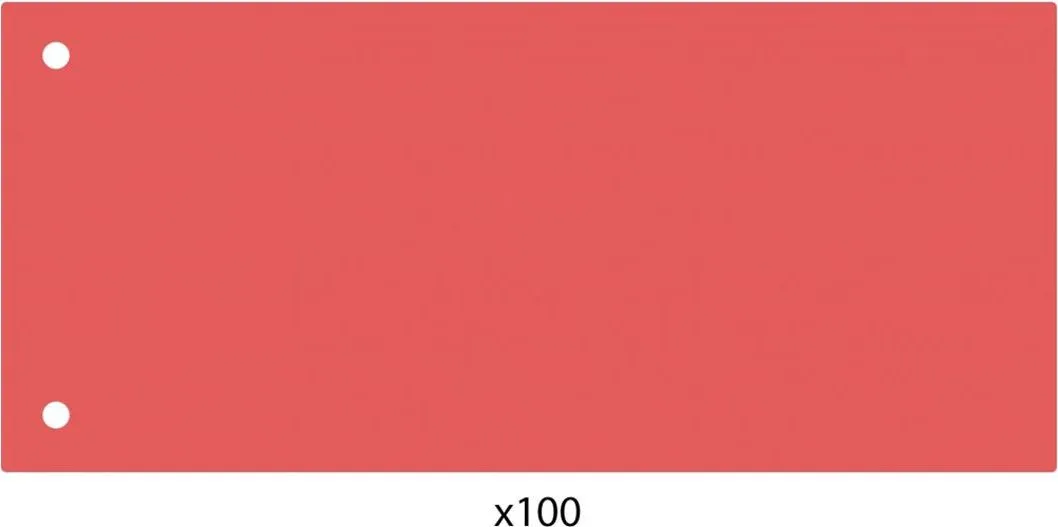 Separatoare, PP, 160 microni, rosii, 105x240 mm, 100 bucati/set