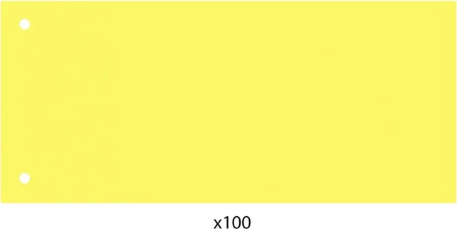 Separatoare, PP, 160 microni, galbene, 105x240 mm, 100 bucati/set