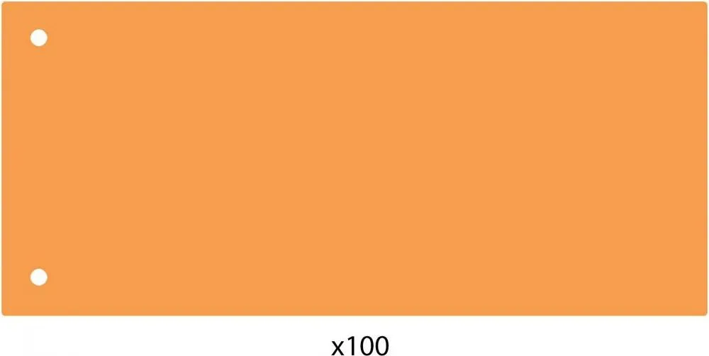 Separatoare, PP, 160 microni, orange, 105x240 mm, 100 bucati/set