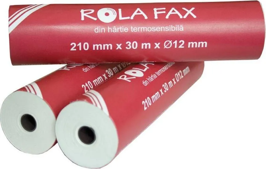 Role fax, 210 mm x 30 m x 12 mm, neutra
