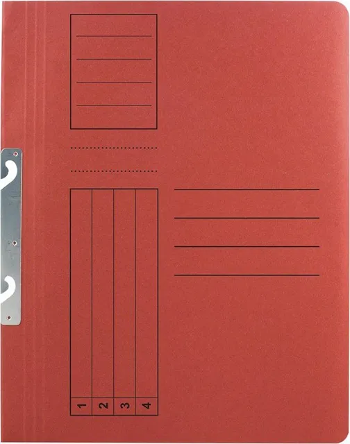 Dosar incopciat 1/1 Basic, carton, 10 bucati/set