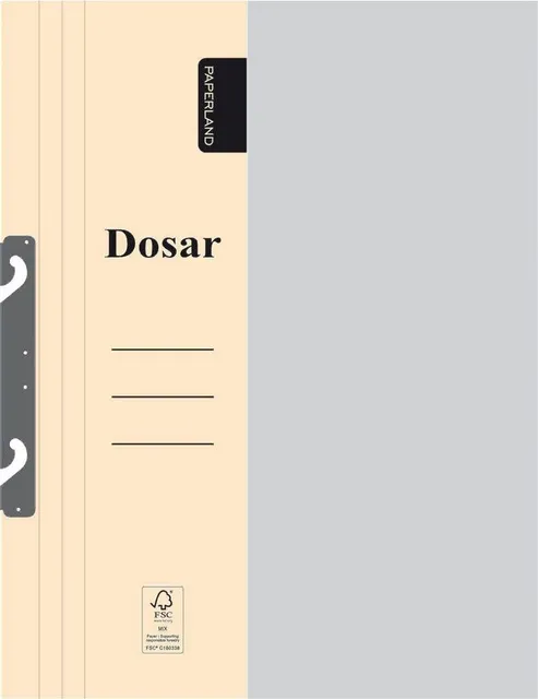 Dosar carton yvory incopciat A4 250-300 grame 1/2, 50 bucati/set