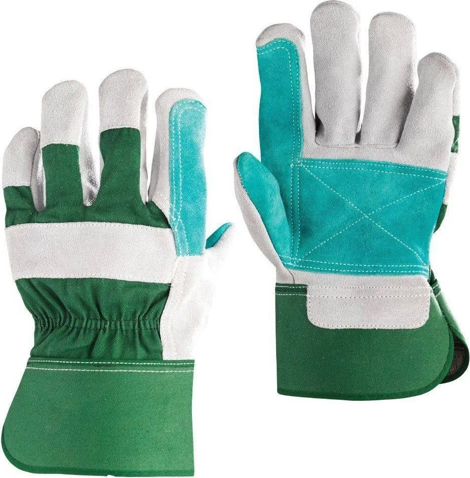 Manusi protectie din piele, Sacla, cu dublura in palma, marimea 10