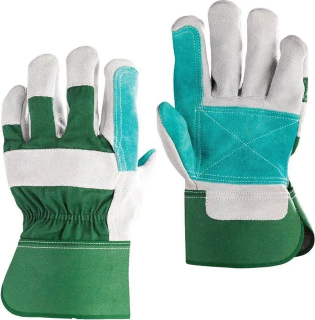 Manusi protectie din piele, Sacla, cu dublura in palma, marimea 10