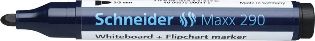 Marker pentru tabla Schneider Maxx 290, varf rotund 2-3 mm, negru