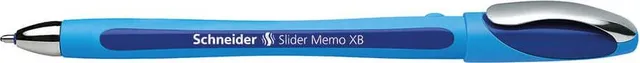 Pix gel fara mecanism Schneider Slider Memo XB, varf 0.6 mm, corp plastic, albastru