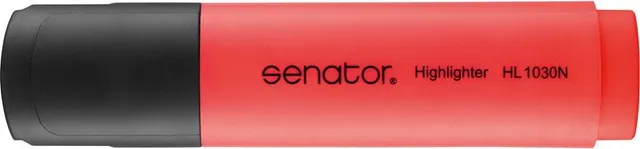 Textmarker, Senator seria 1000, 1.5 mm, cerneala fluorescenta, rosu