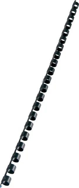 Spira legare documente GBC, plastic, A4, 21 inele, 38 mm, 330 coli, 50 bucati/set, negru