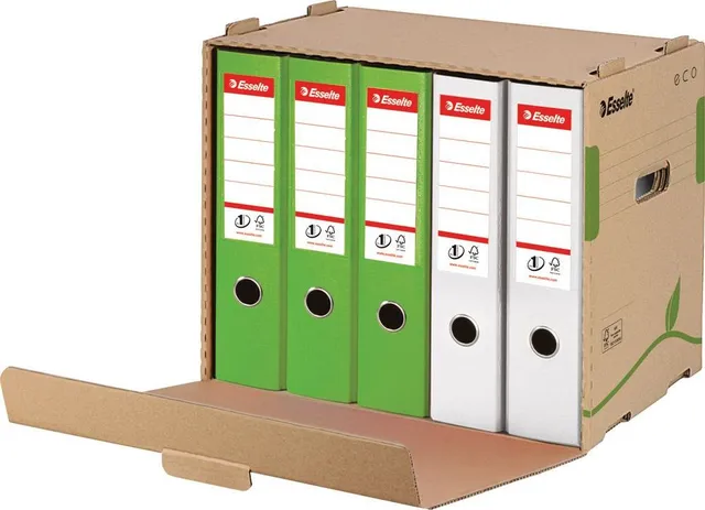 Container de arhivare Esselte Eco pentru bibliorafturi