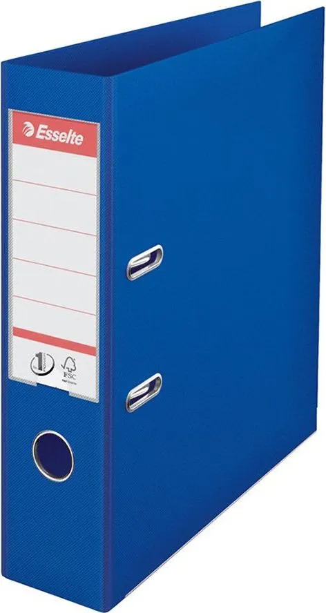 Biblioraft Esselte No.1 Power, PP/PP, A4, 75 mm, albastru