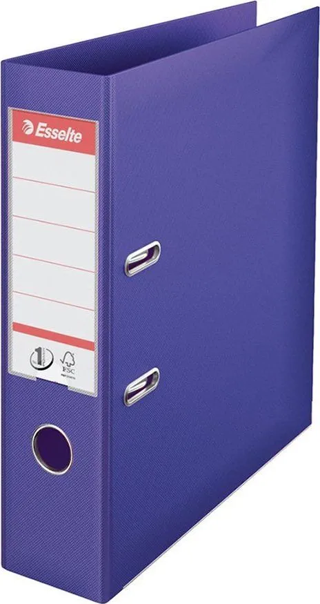 Biblioraft Esselte No.1 Power, PP/PP, A4, 75 mm, mov