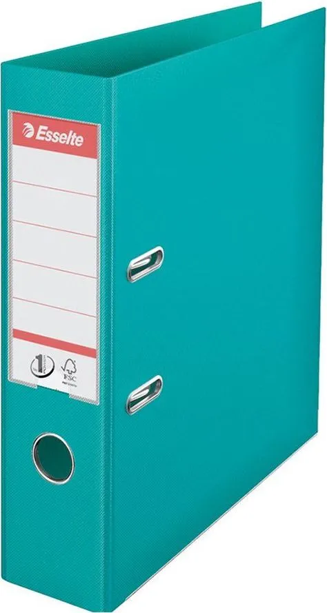 Biblioraft Esselte No.1 Power, PP/PP, A4, 75 mm, turcoaz