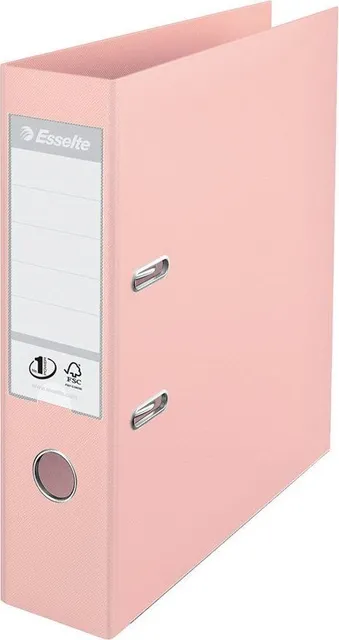 Biblioraft Esselte No.1 Power, PP/PP, A4, 75 mm, culoarea piersicii