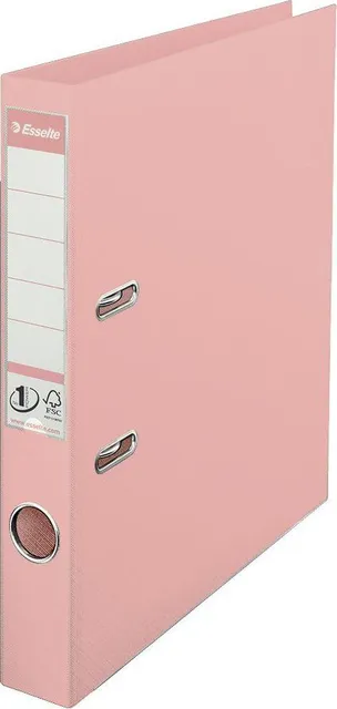 Biblioraft Esselte No.1 Power, PP/PP, A4, 50 mm, culoarea piersicii