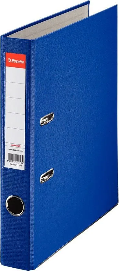 Biblioraft Esselte Economy, PP, A4, 50 mm, albastru