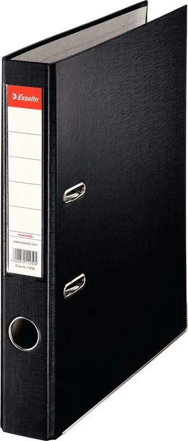 Biblioraft Esselte Economy, PP, A4, 50 mm, negru