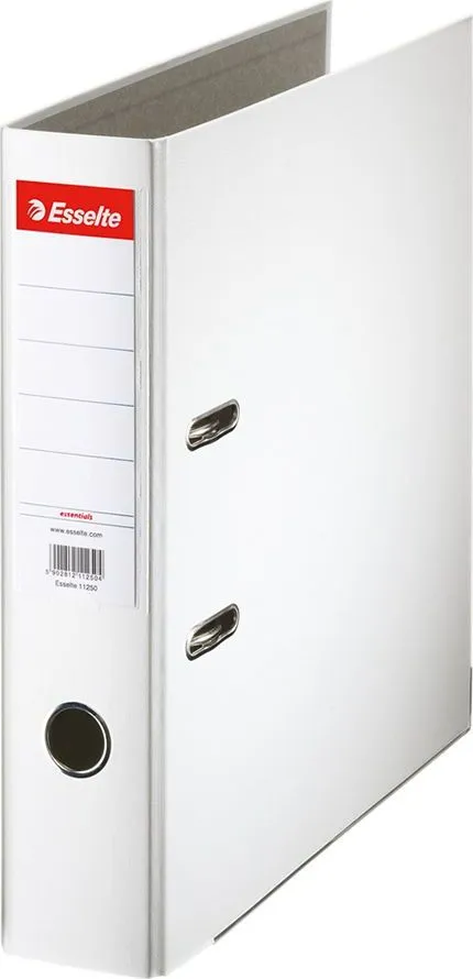 Biblioraft Esselte Economy, PP, A4, 75 mm, alb