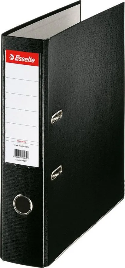 Biblioraft Esselte Economy, PP, A4, 75 mm, negru