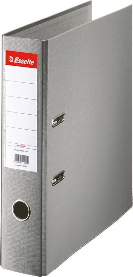Biblioraft Esselte Economy, PP, A4, 75 mm, gri