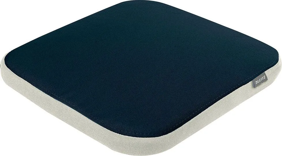 Pernuta ergonomica Leitz Ergo, pentru scaun, husa lavabila, gri-carbune
