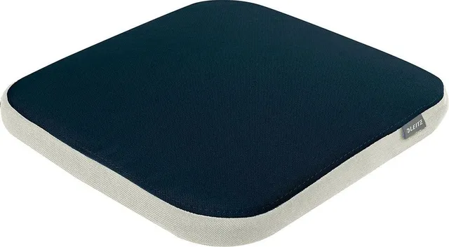 Pernuta ergonomica Leitz Ergo, pentru scaun, husa lavabila, gri-carbune