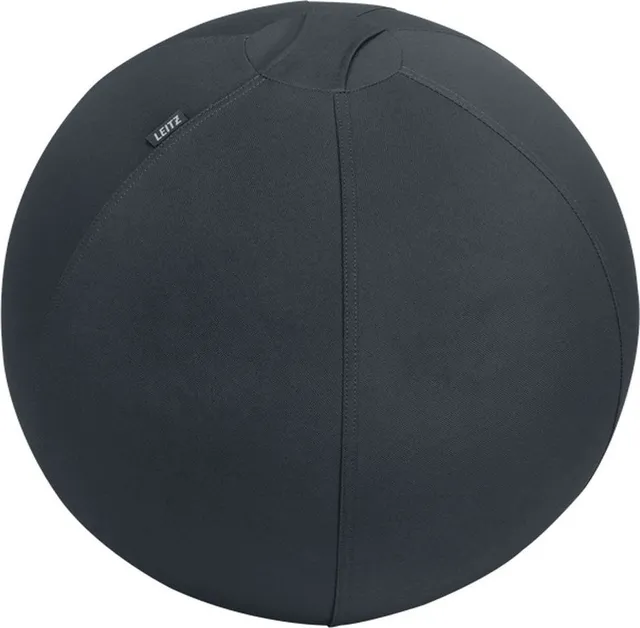 Minge ergonomica Leitz Ergo, pentru sezut sau fitness, cu functie de oprire, 75 cm, gri-carbune
