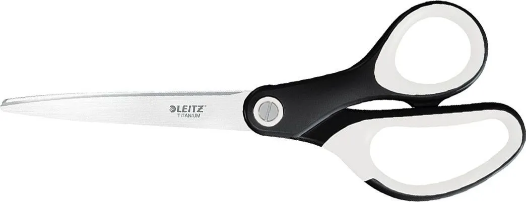 Foarfece pentru birou Leitz WOW Titanium, 205 mm, negru