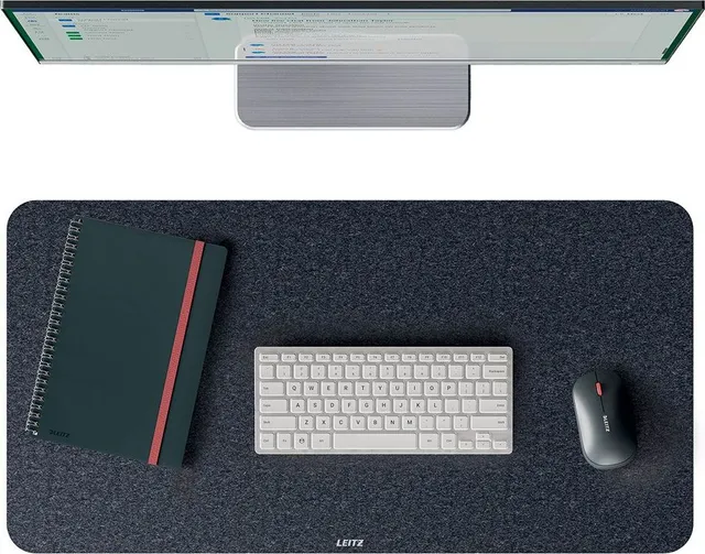 Mousepad Leitz, 70x36 cm material textil gri