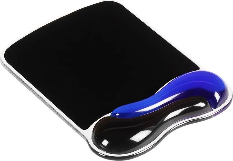 Mouse Pad Kensington Duo Gel, cu suport ergonomic pentru incheietura mainii, cu gel, albastru/negru