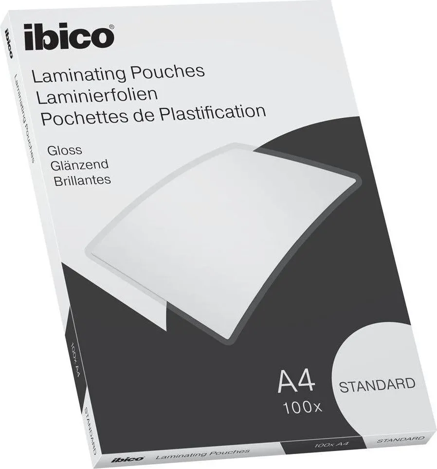 Folie de laminat, Ibico, A4, 125 microni, 100 bucati/set