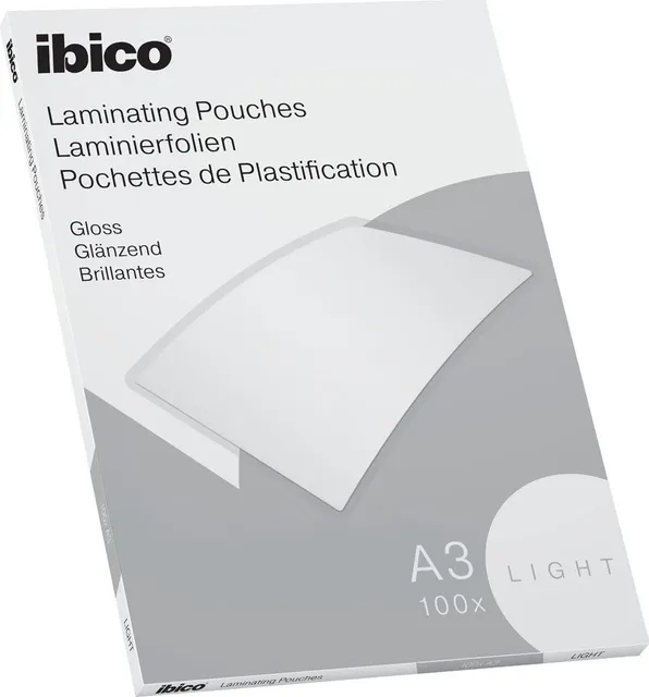Folie de laminat, Ibico, A3, 75 microni, 100 bucati/set