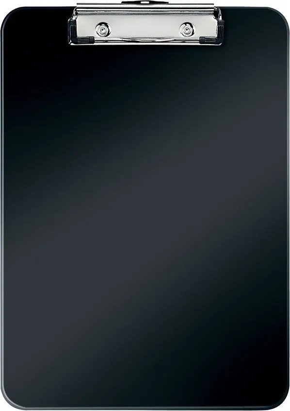 Clipboard Leitz WOW, simplu, PS, A4, 100 coli, negru