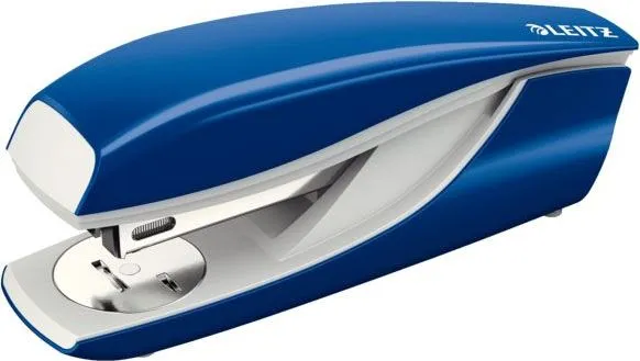 Capsator metalic Leitz 5502 NeXXt Series, 30 coli, 200 capse P3 incluse, albastru