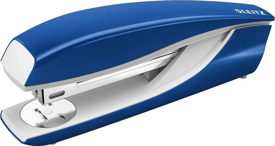 Capsator metalic Leitz 5504 NeXXt Series, 40 coli, 200 capse P3 incluse, albastru