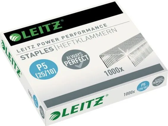 Capse Leitz, Power Performance, 25/10, 1000 bucati/cutie