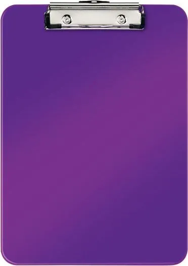 Clipboard simplu Leitz WOW, PS, mov metalizat