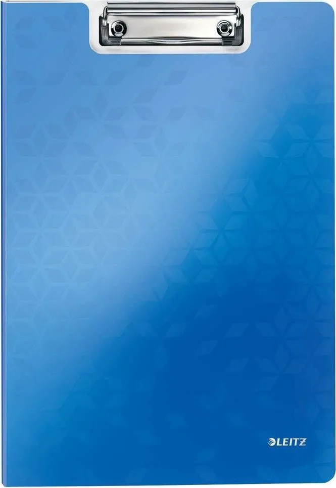 Clipboard dublu Leitz WOW, PP, albastru metalizat
