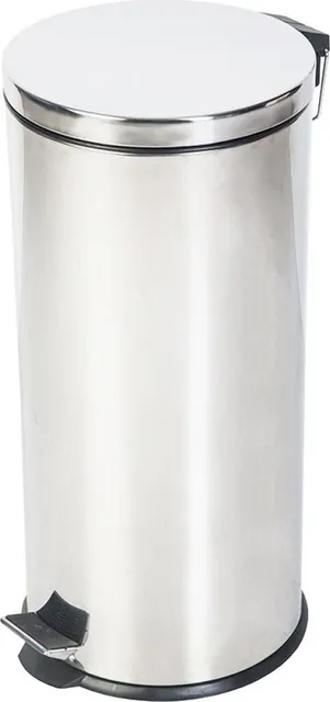 Cos inox cu pedala si galeata interioara, 30L