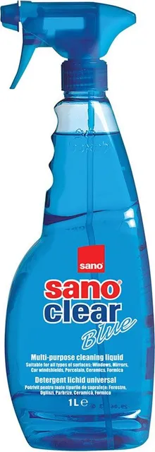 Detergent Sano pentru geamuri, pulverizator, 1 l