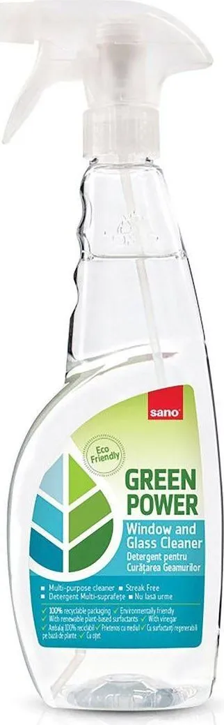 Detergent geamuri Sano Green Power, 0.75 l