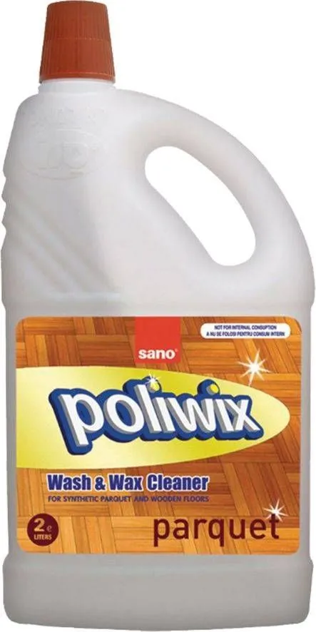 Detergent pardoseala, Sano, Poliwix Parquet, 2 l