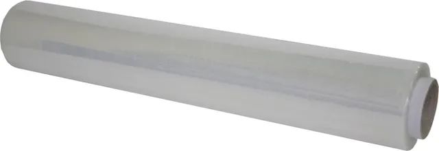 Folie stretch manuala, transparenta, 20 microni, 2.4kg brut, 1.75kg net, tub 0.65kg