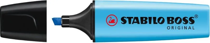 Textmarker Stabilo Boss, varf 2-5 mm, bleu