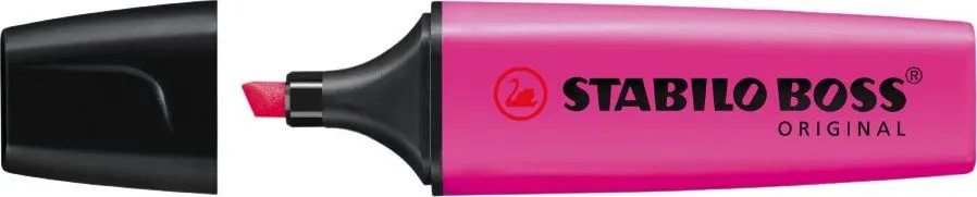 Textmarker Stabilo Boss, varf 2-5 mm, roz